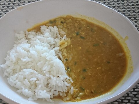 余った餃子の具で簡単カレー